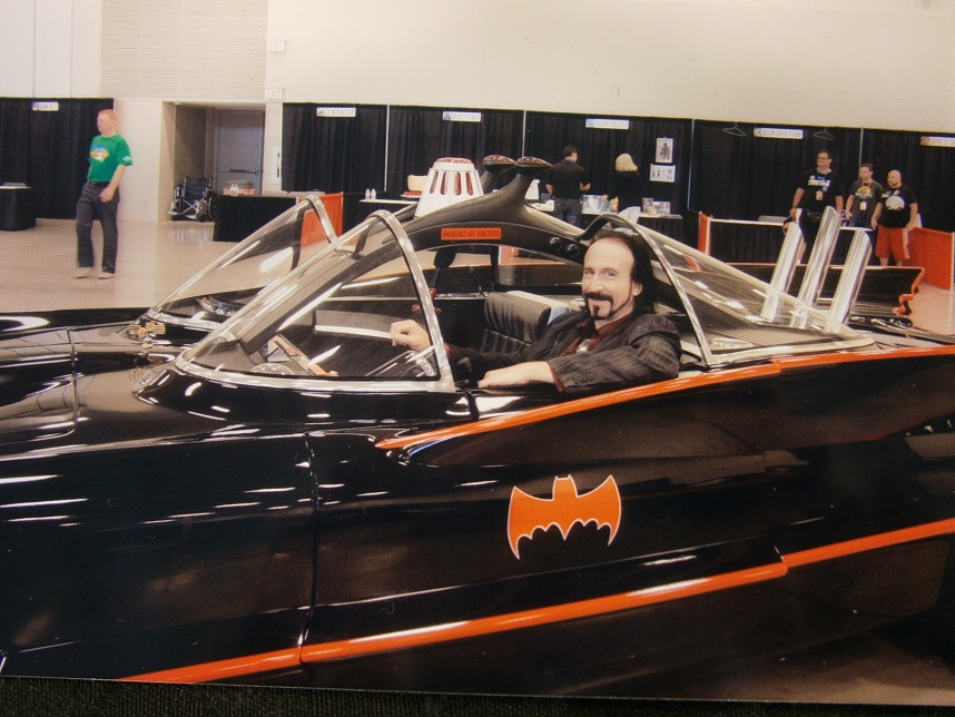 Wayne in Batmobile Niagara Falls Comic Con 2014
