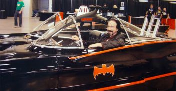 Wayne in Batmobile at Niagara Falls ComicCon 2013